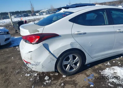 2015 Hyundai Elantra Se z USA, uszkodzony, nr VIN 5NPDH4AE4FH559767
